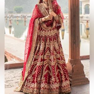 Mohsin Naveed Ranjha MNR bridal lehenga
